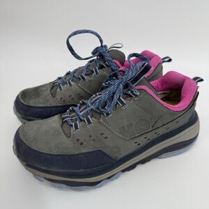Hoka One One Tor Summit Waterproof 1008981-SGHY Women 10 Hiking Shoes Steel Gray